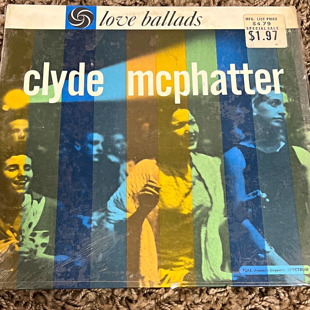 CLYDE McPHATTER Love Ballads LP Vinyl High-Fidelity Atlantic 8024